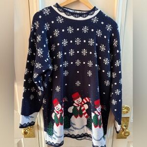 Vintage Nutcracker Snowman Sweater